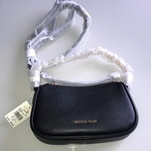 Michael Michael Kors Carmela Pouchette Leather Convertible Crossbody Bag NWT